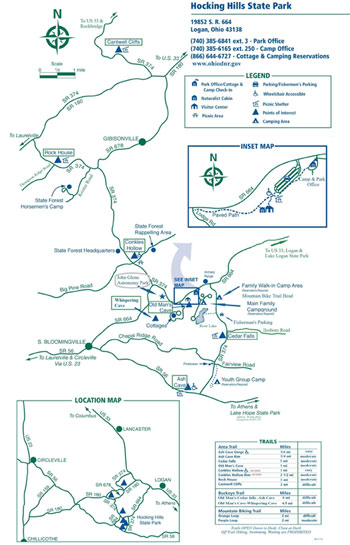 Conkles Hollow Trail Map Black Sea Map